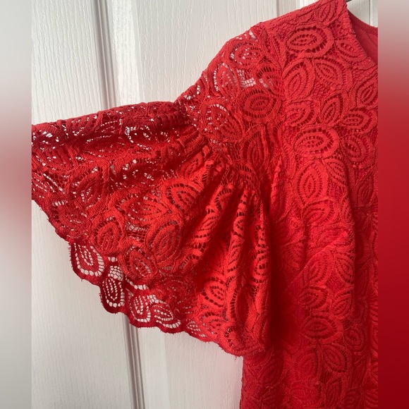 Ann Taylor Leave Lace Flare Shift Dress in size 0P - Picture 5 of 11